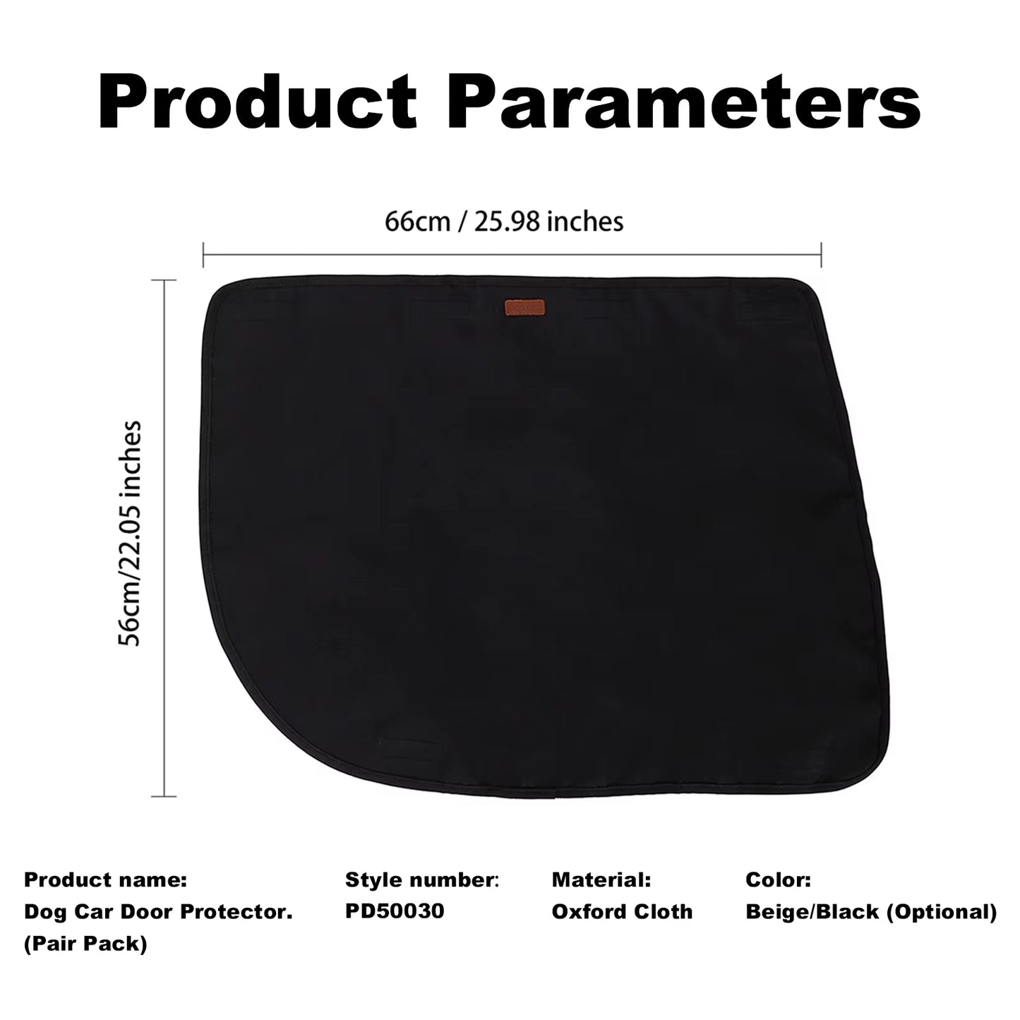 2 Pack Dog Car Door Protector Waterproof Pet Car Door Cover anti Scratch Vehicle Door Protector Guard for Car Doors Dogs Claws