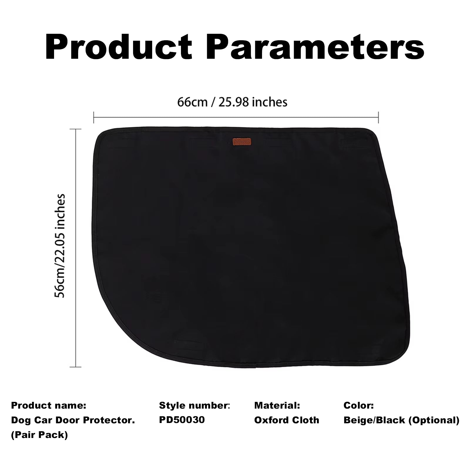 2 Pack Dog Car Door Protector Waterproof Pet Car Door Cover anti Scratch Vehicle Door Protector Guard for Car Doors Dogs Claws