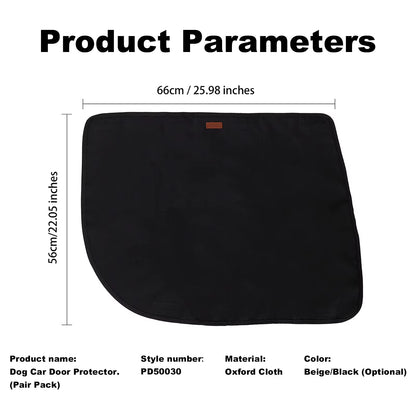 2 Pack Dog Car Door Protector Waterproof Pet Car Door Cover anti Scratch Vehicle Door Protector Guard for Car Doors Dogs Claws